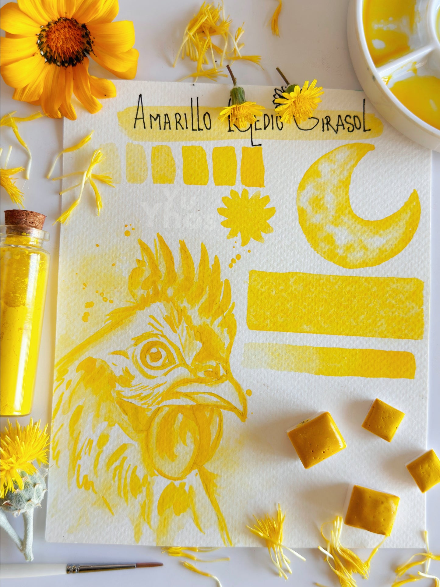 Amarillo Medio Girasol - Tono Monopigmento