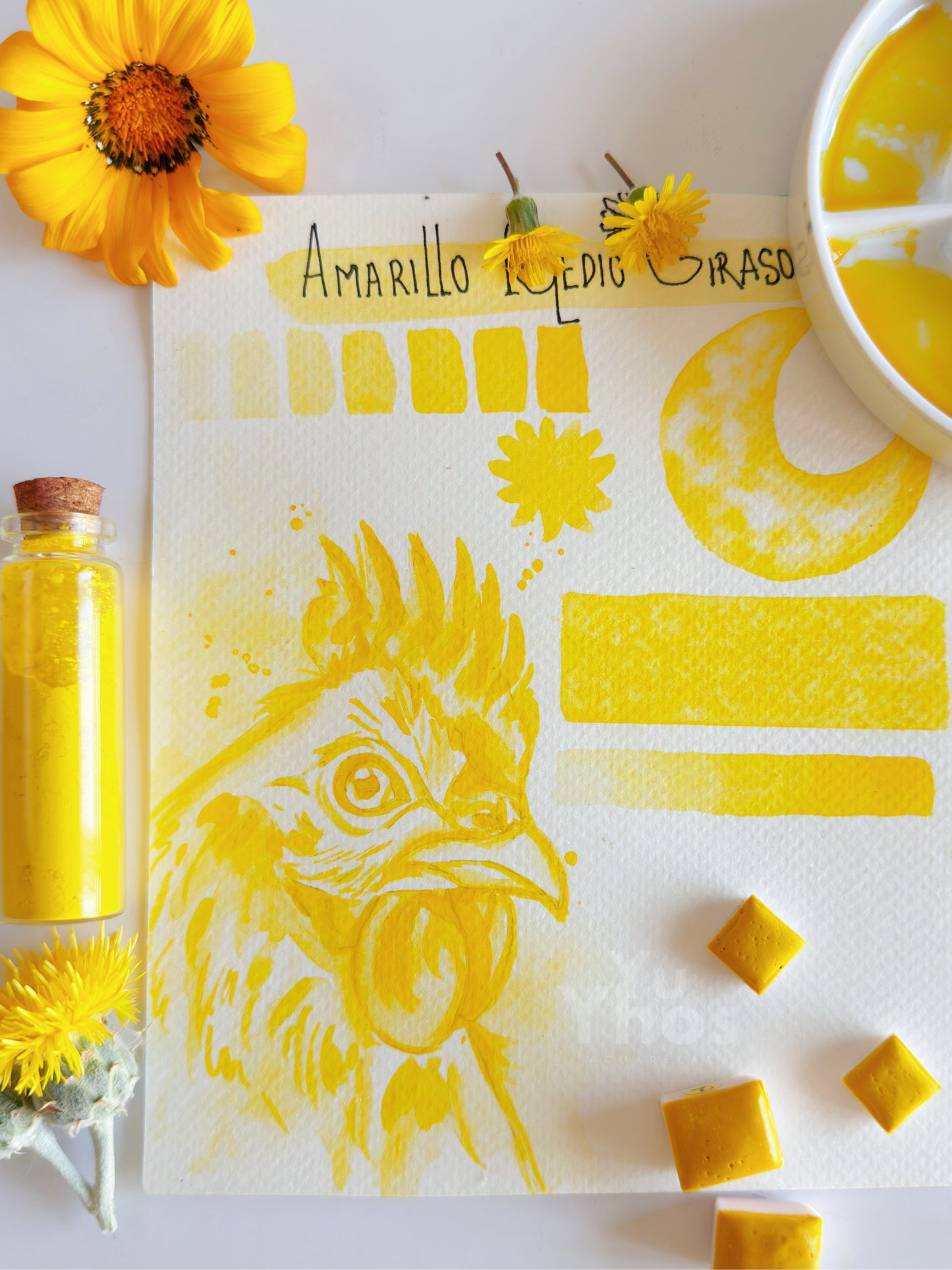 Amarillo Medio Girasol - Tono Monopigmento