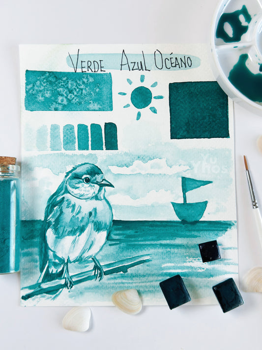 Verde Azul Océano - Tono Monopigmento