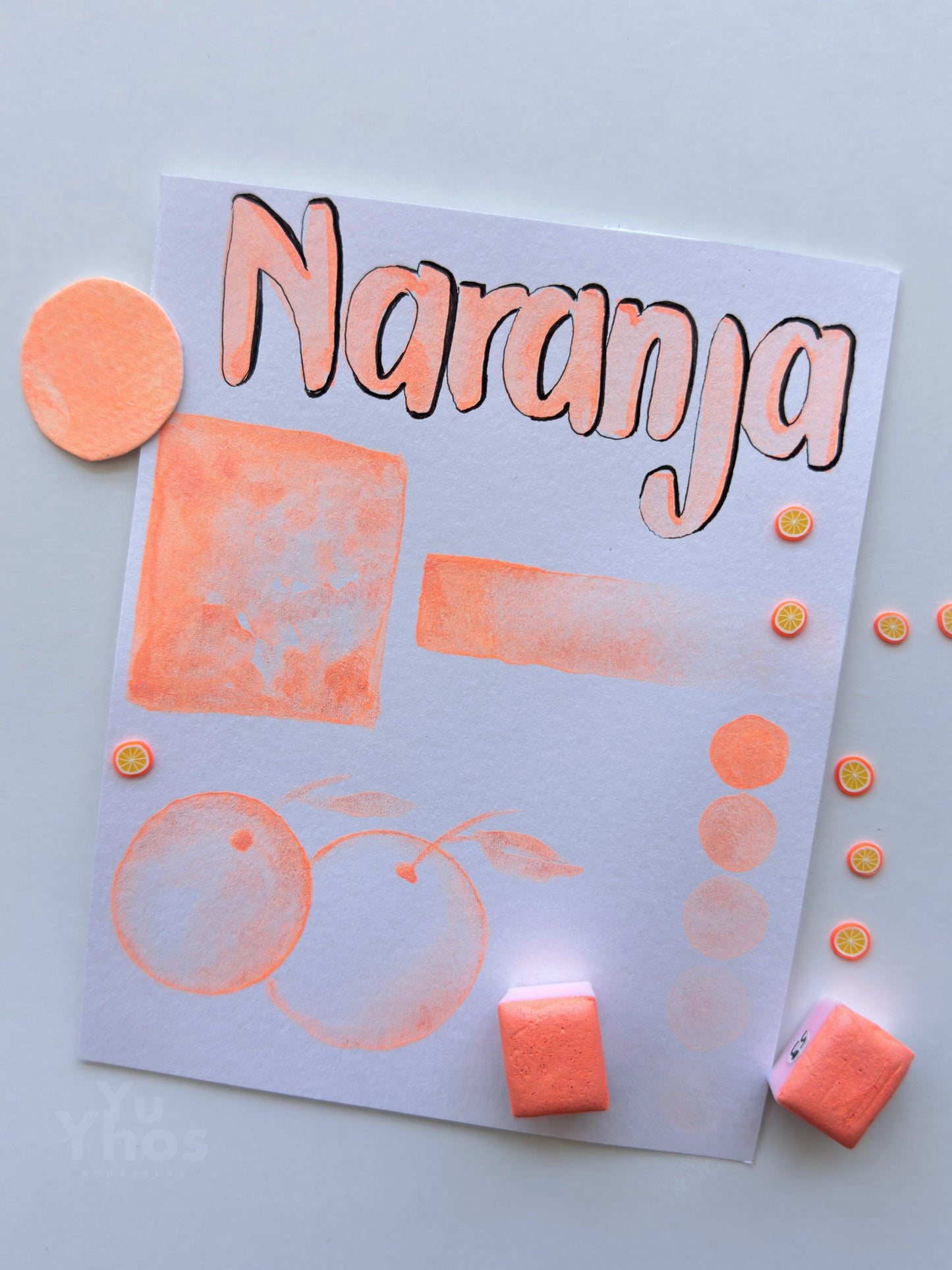 Naranja – Tono Pastel Neón Metalizado