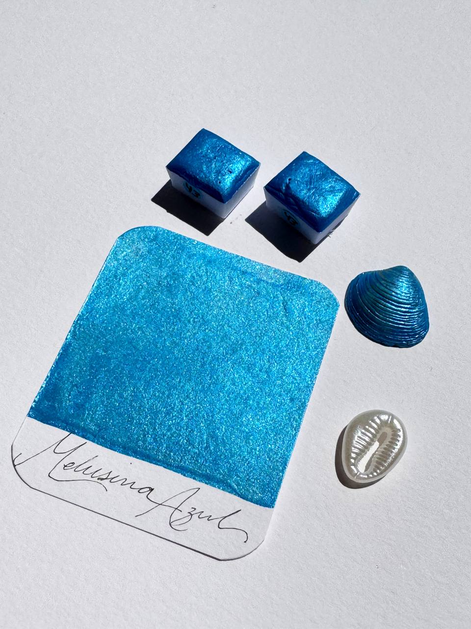 Melusina Azul – Acuarela Profesional Metalizada