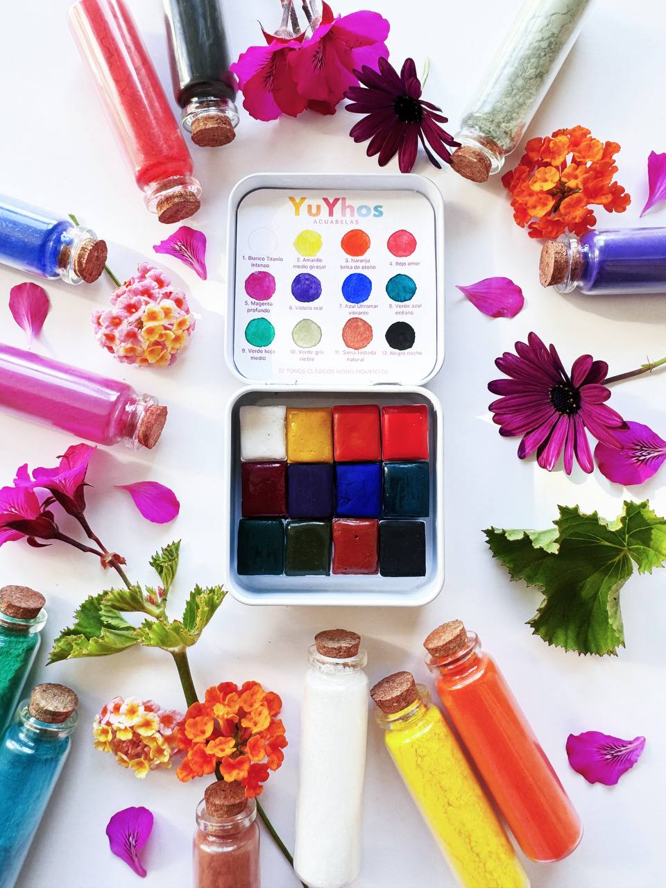 Set CLÁSICO– Acuarela Profesional MONOPIGMENTO (12 colores)