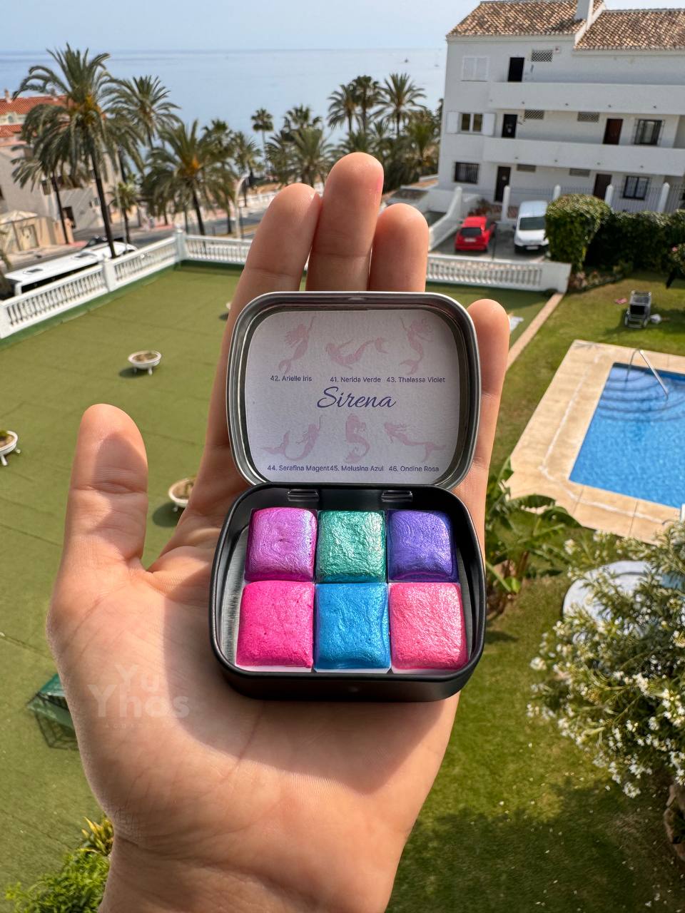 Set SIRENA – Acuarelas Metalizadas