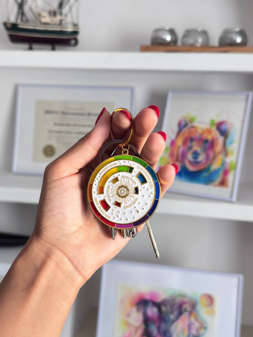 Llavero Rueda Cromática