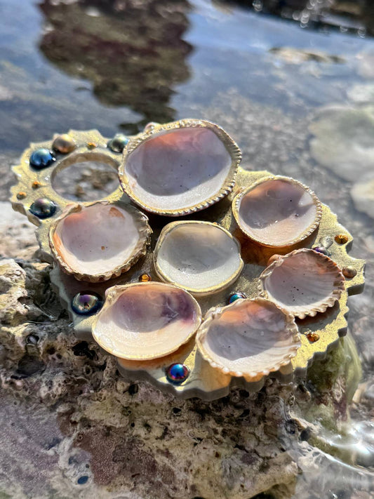 Océano Dorado - Paleta Mezcladora de Acuarela