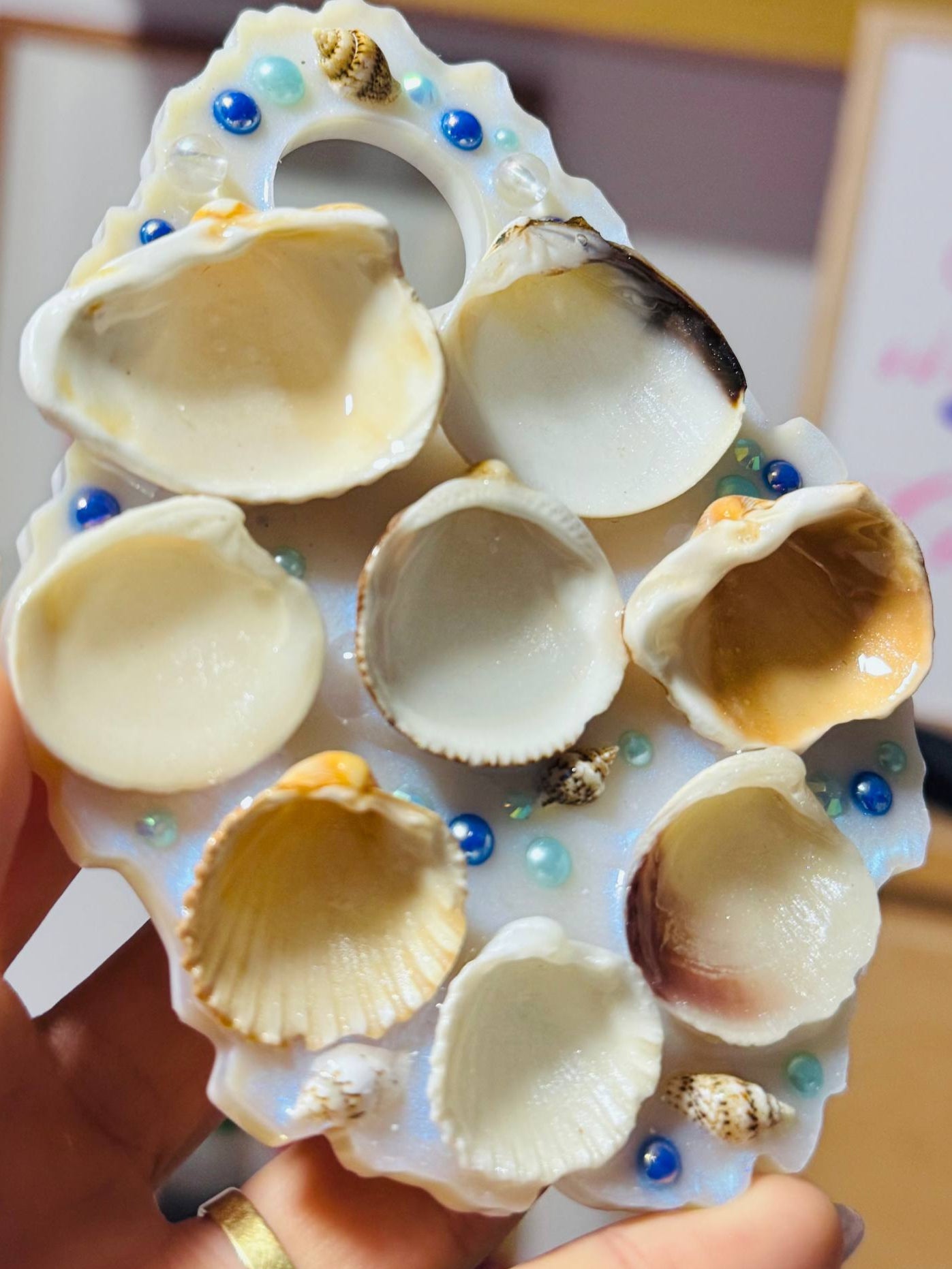 Océano Perlado - Paleta Mezcladora de Acuarela