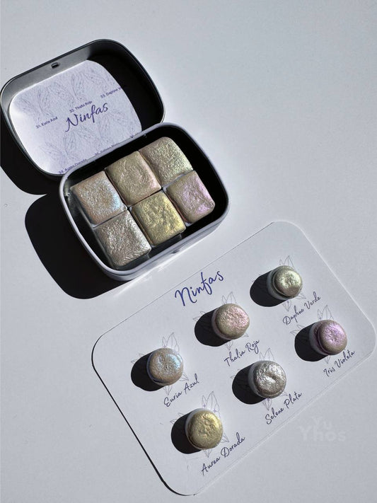 Set NINFA – Acuarelas Artesanales Artesanales