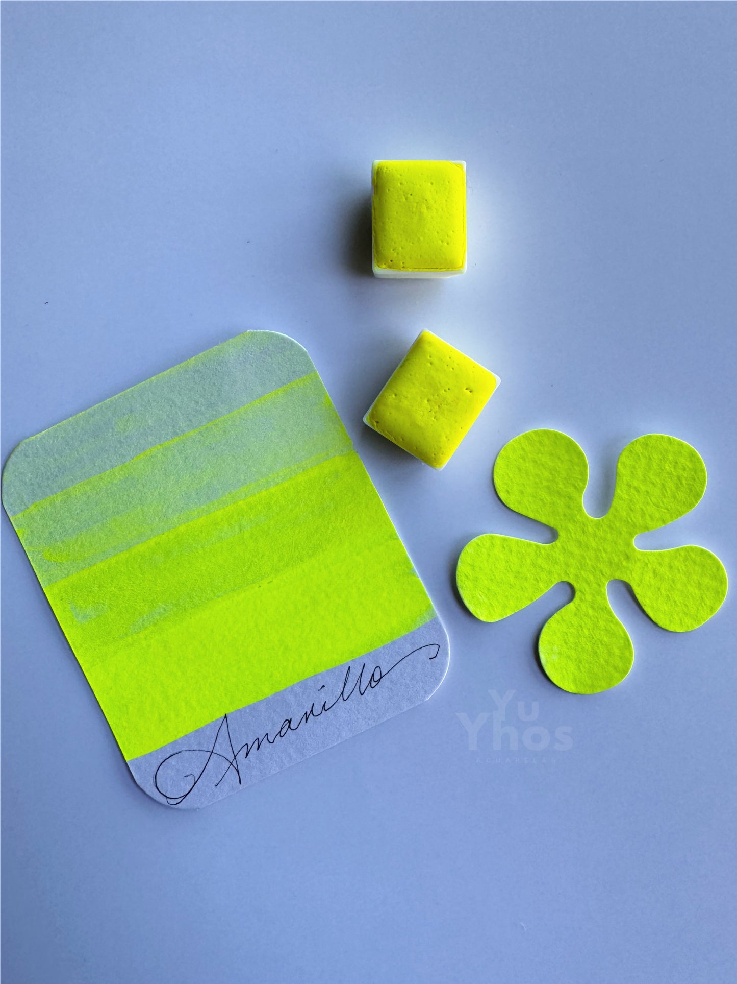 Amarillo Flúor – Acuarela Profesional