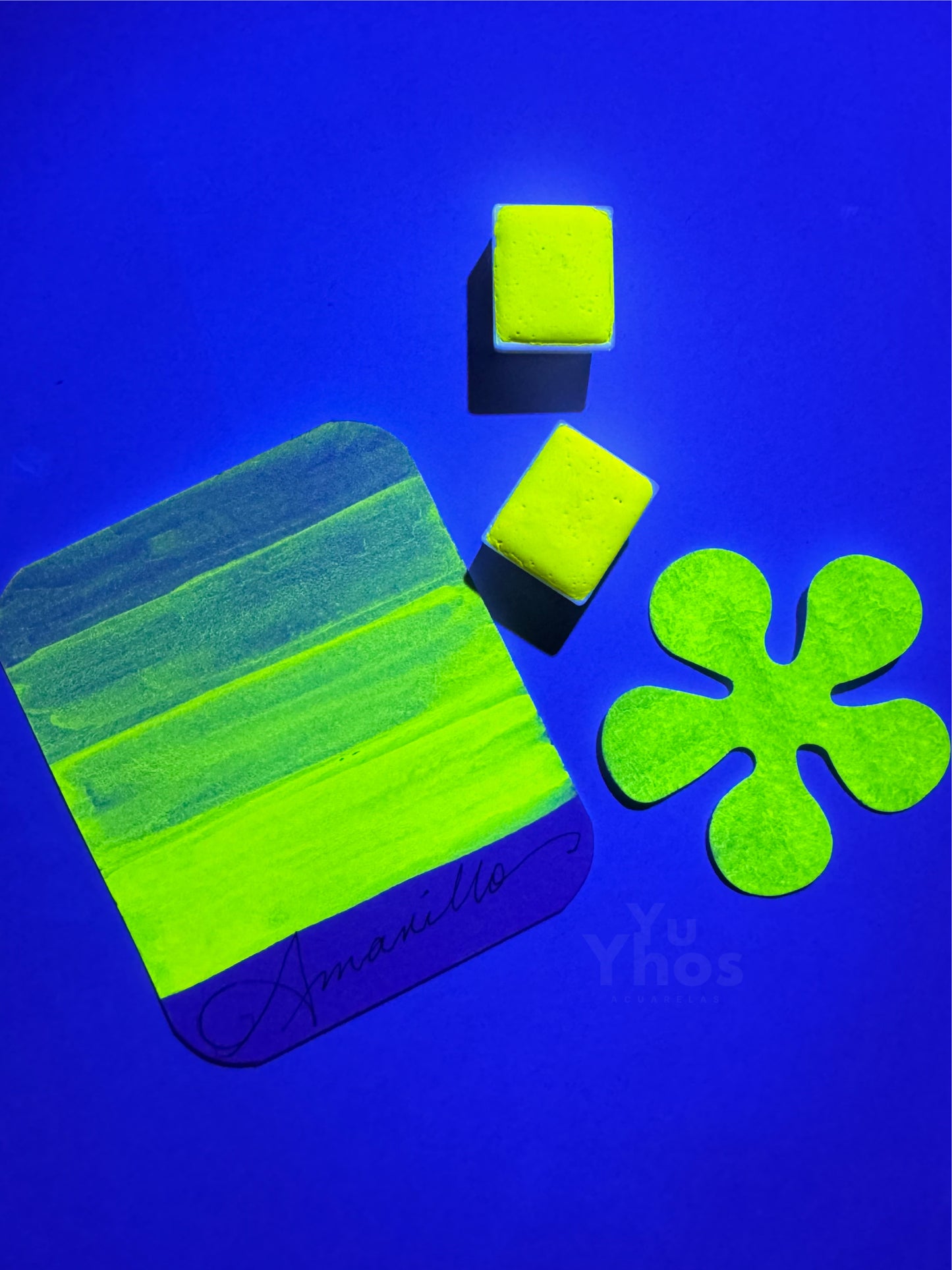 Amarillo Flúor – Acuarela Profesional