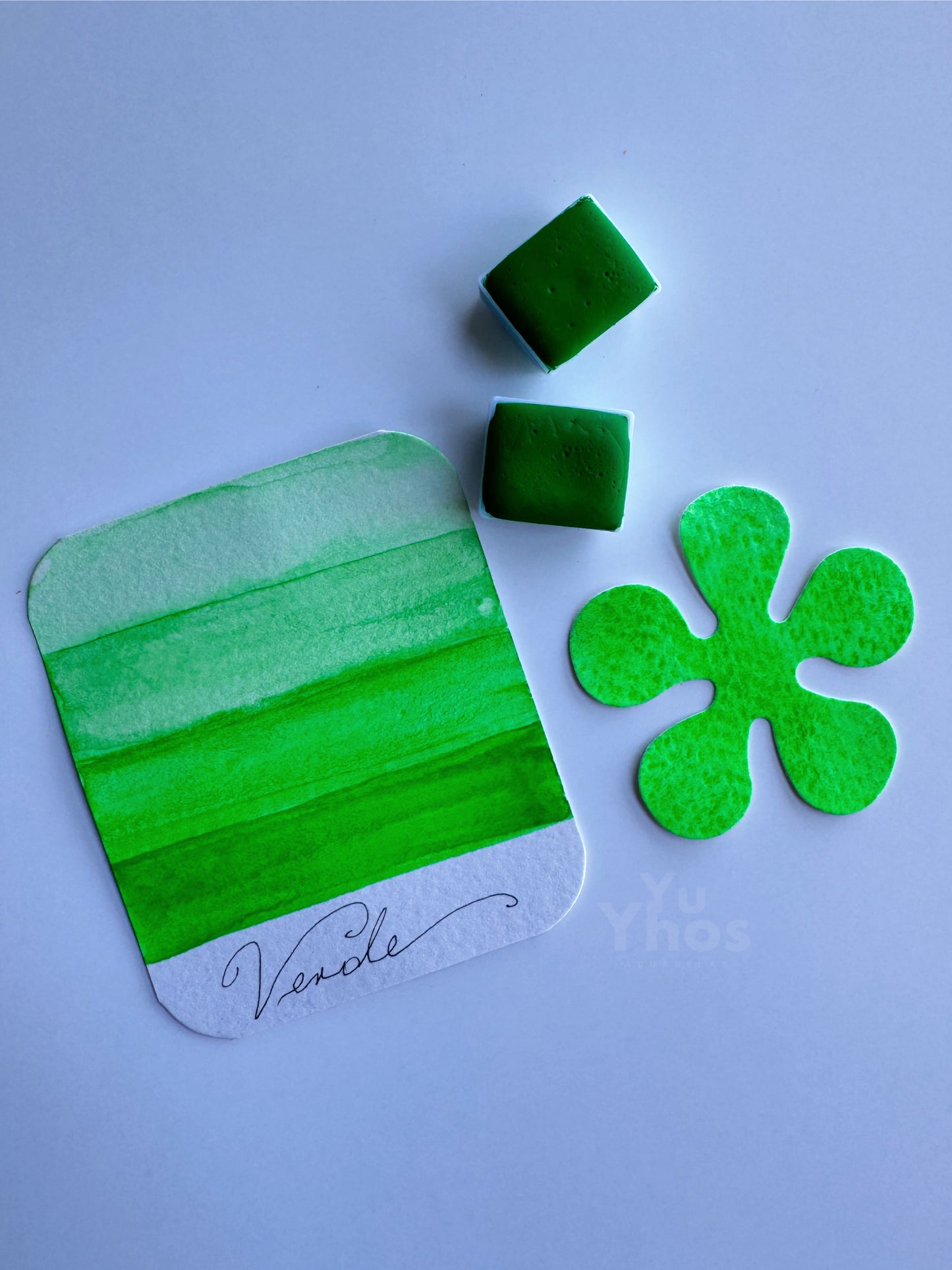 Verde Flúor – Acuarela Profesional