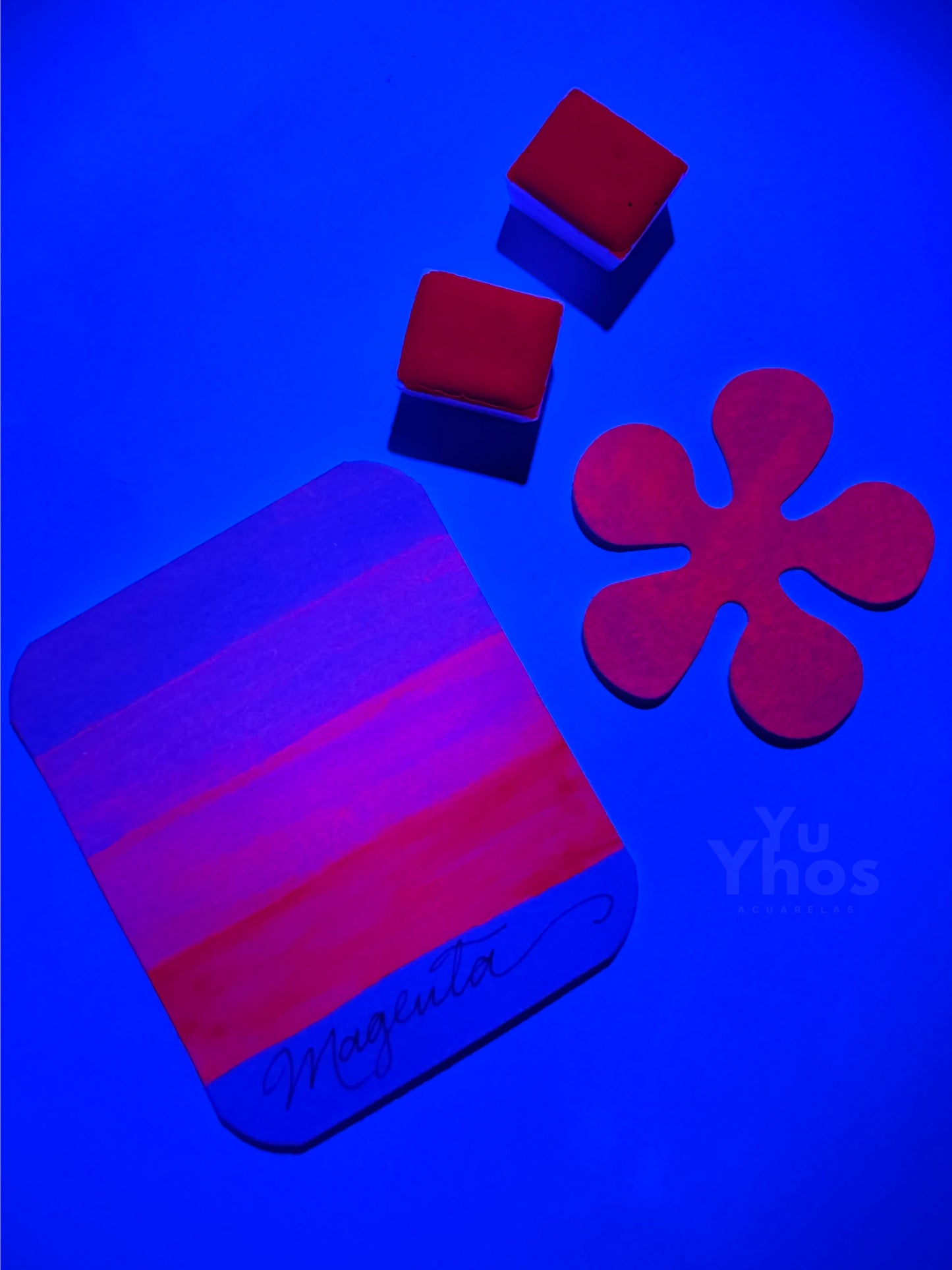 Magenta Flúor – Acuarela Profesional