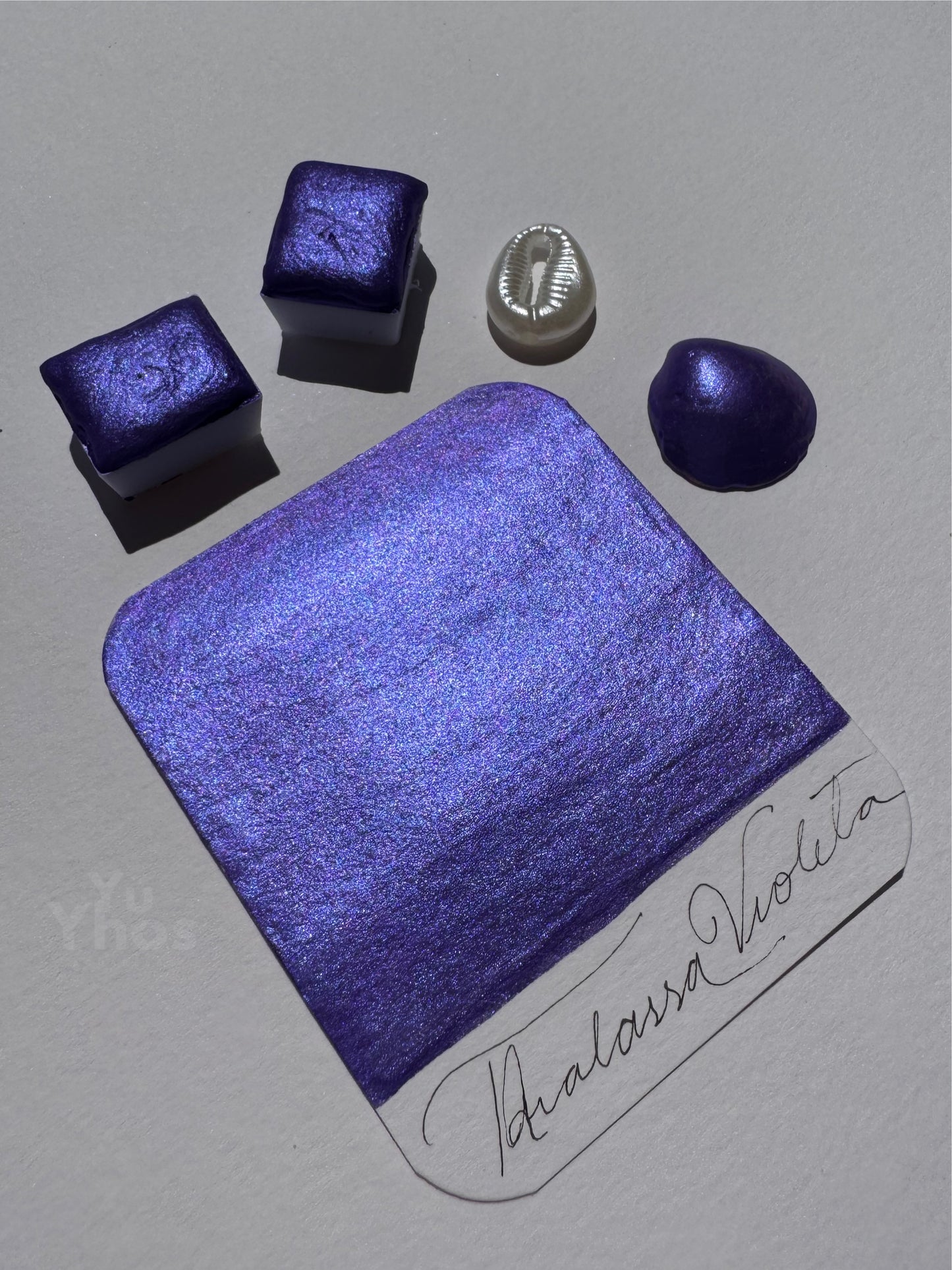 Thalassa Violet – Acuarela Profesional Metalizada