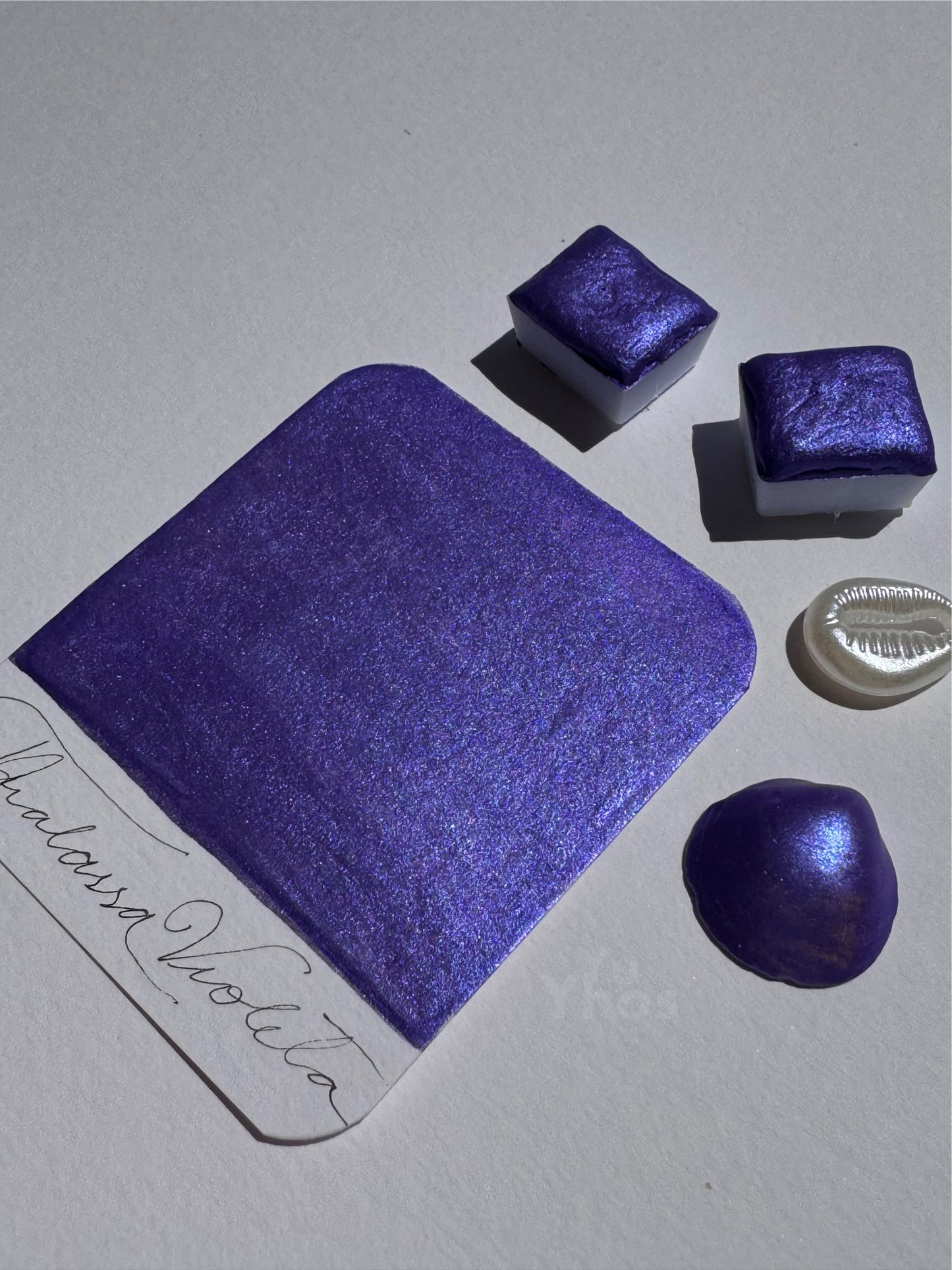 Thalassa Violet – Acuarela Profesional Metalizada