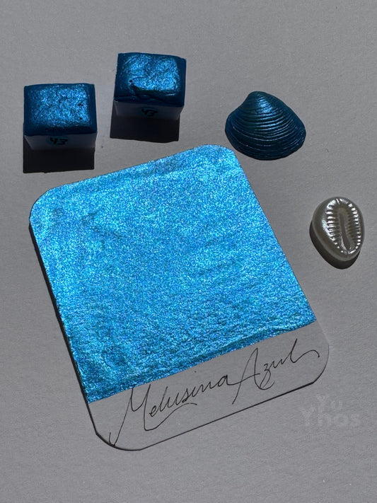 Melusina Azul – Acuarela Profesional Metalizada