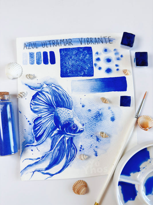 Azul Ultramar Vibrante - Tono Monopigmento