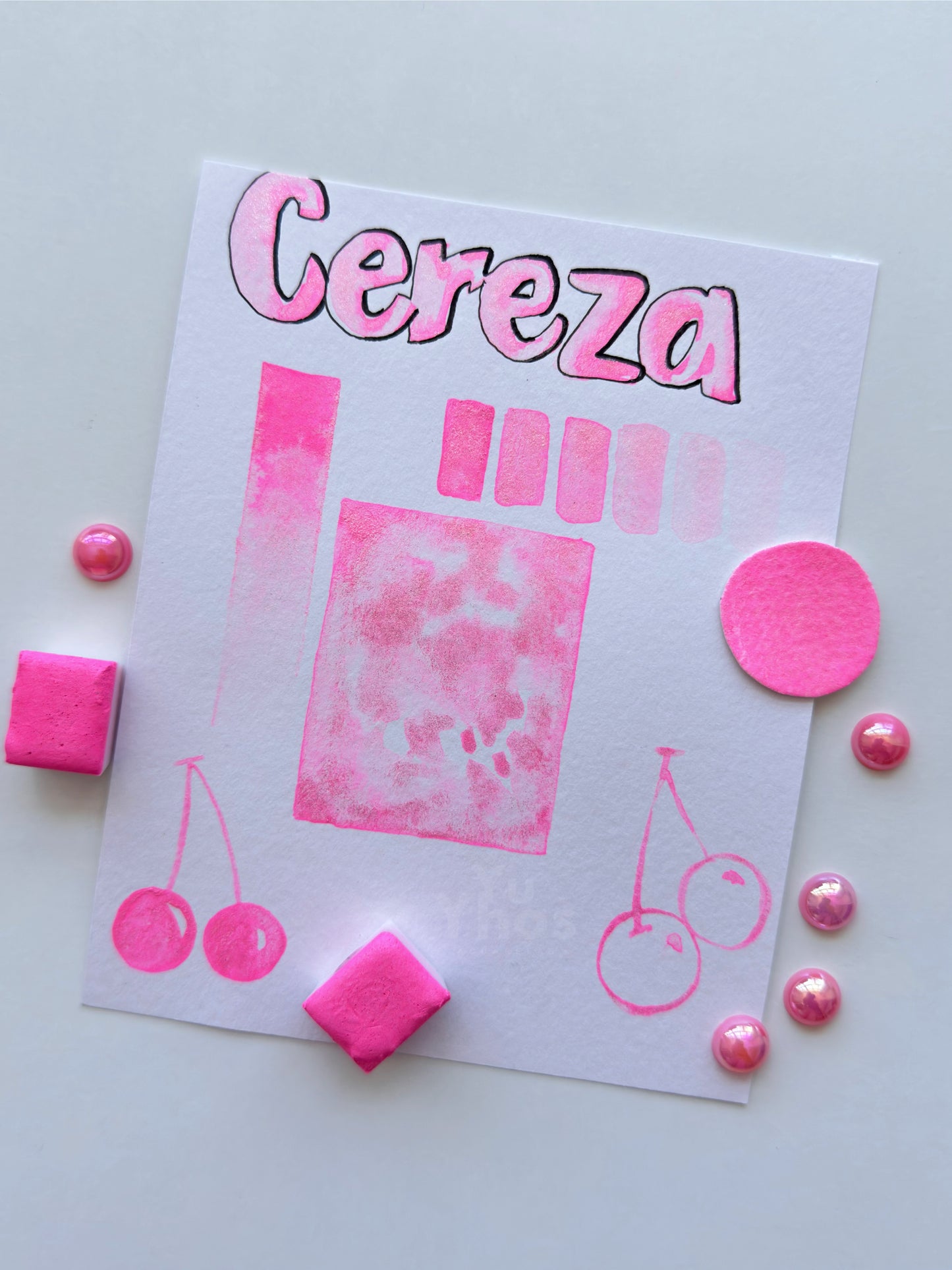 Cereza –  Tono Pastel Neón Metalizado