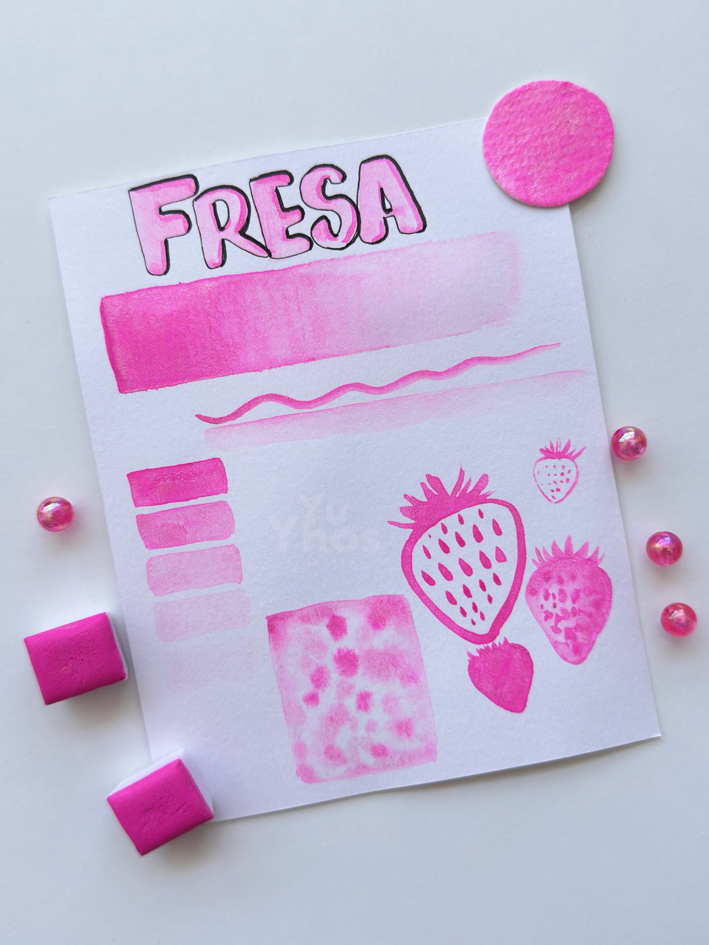 Fresa – Tono Pastel Neón Metalizado