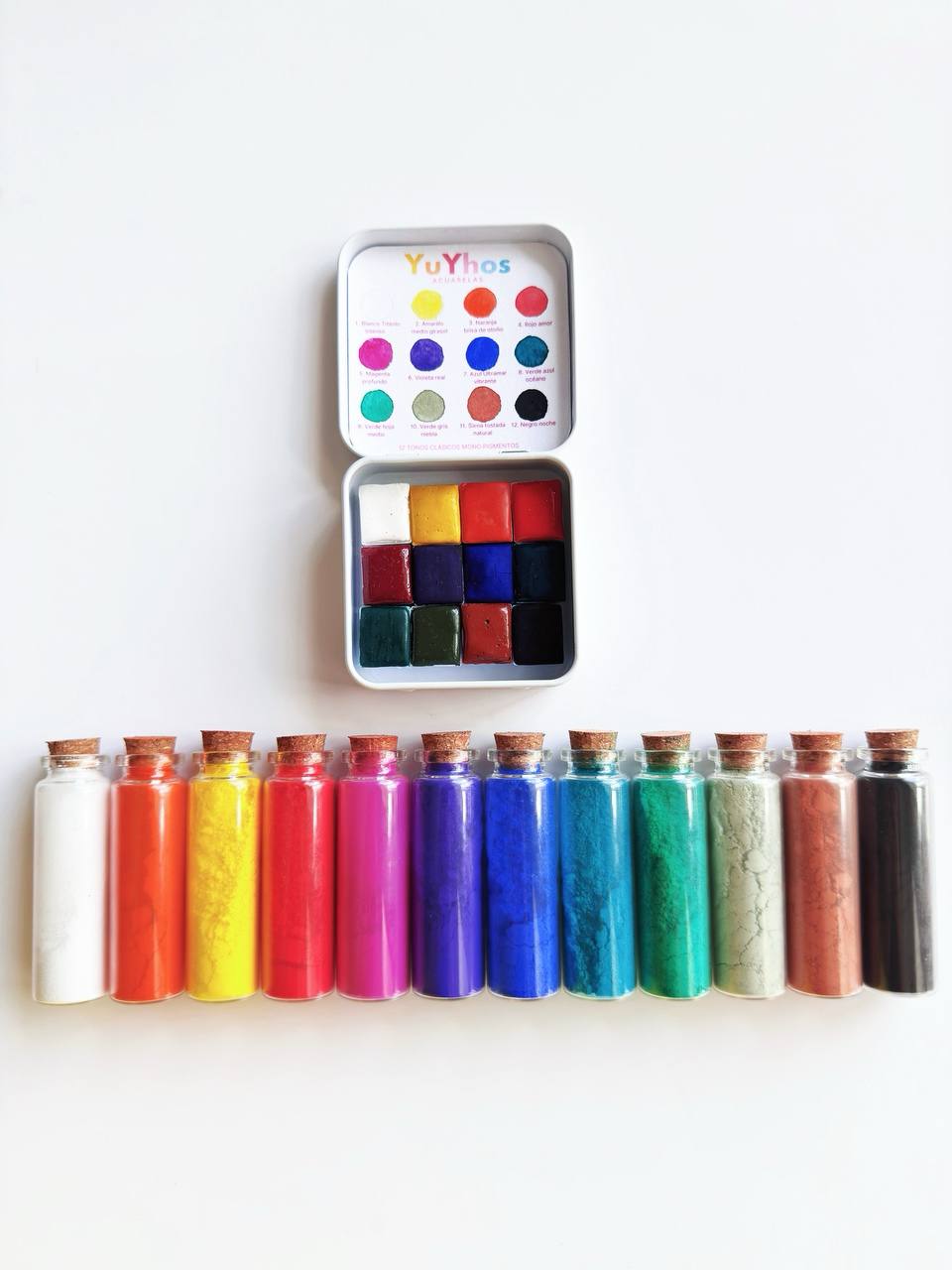 Set CLÁSICO– Acuarela Profesional MONOPIGMENTO (12 colores)