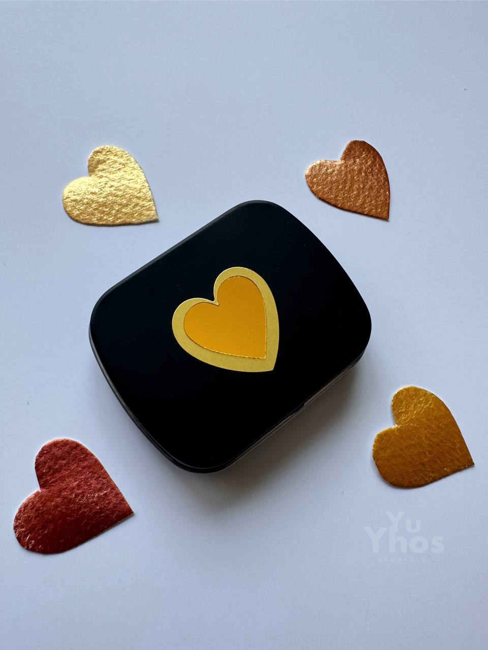 Set GOLDEN LOVE – Acuarelas Metalizadas