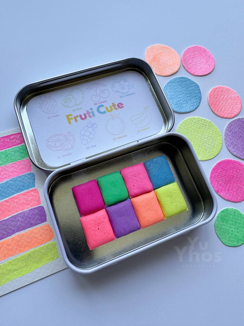 Set FRUTICUTE – Tonos Pastel Neón Metalizados