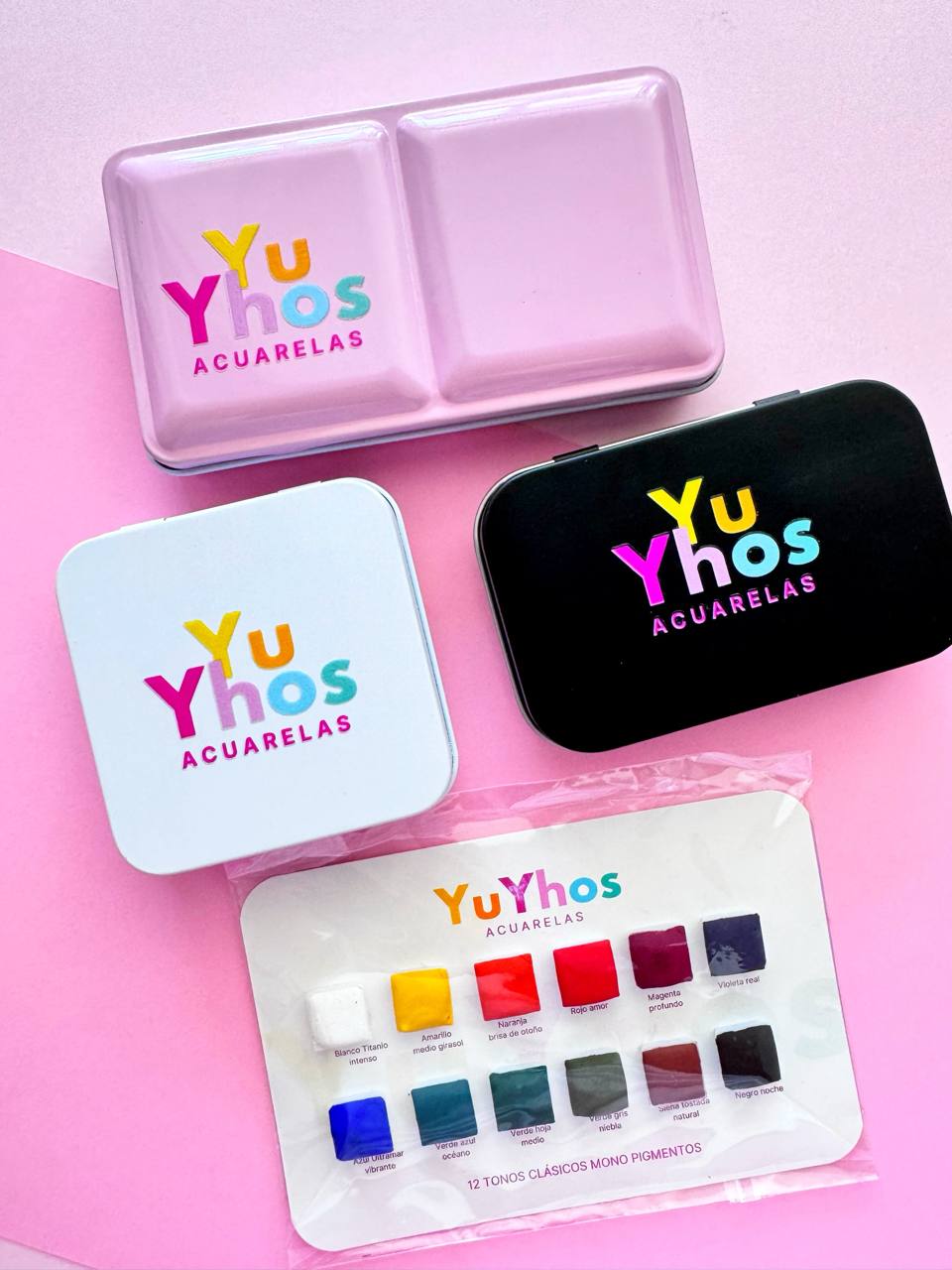 Set CLÁSICO– Acuarela Profesional MONOPIGMENTO (12 colores)