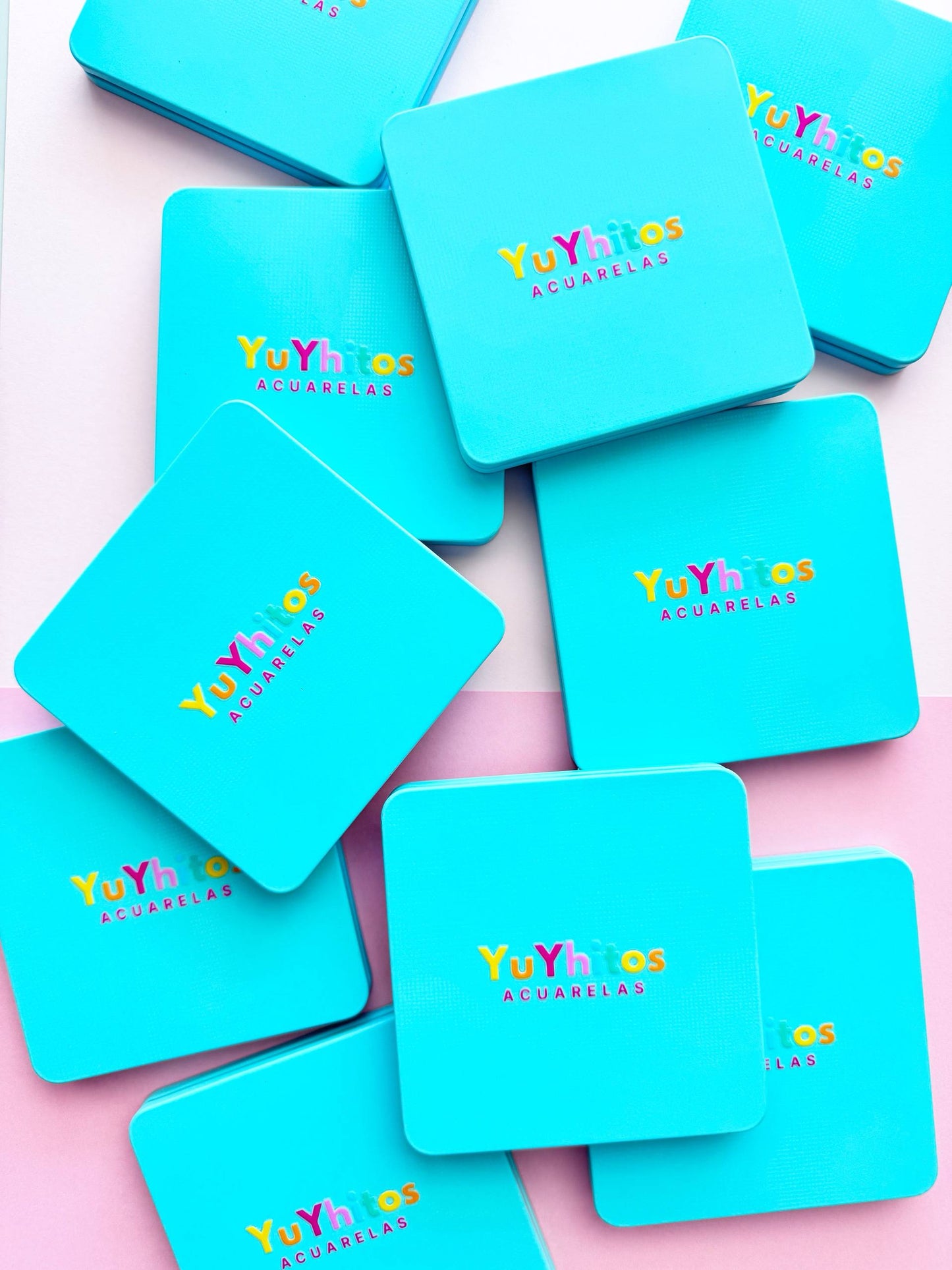 Set YUYHITOS – Acuarelas Mini Pan en 42 tonos