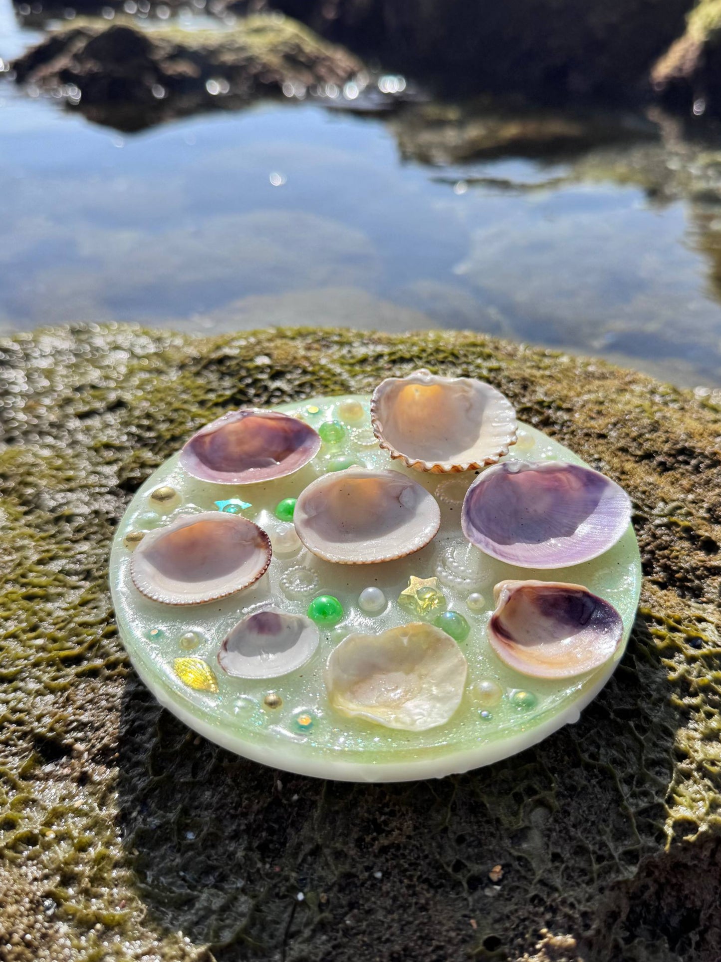 Brillo de Jade - Paleta Mezcladora de Acuarela