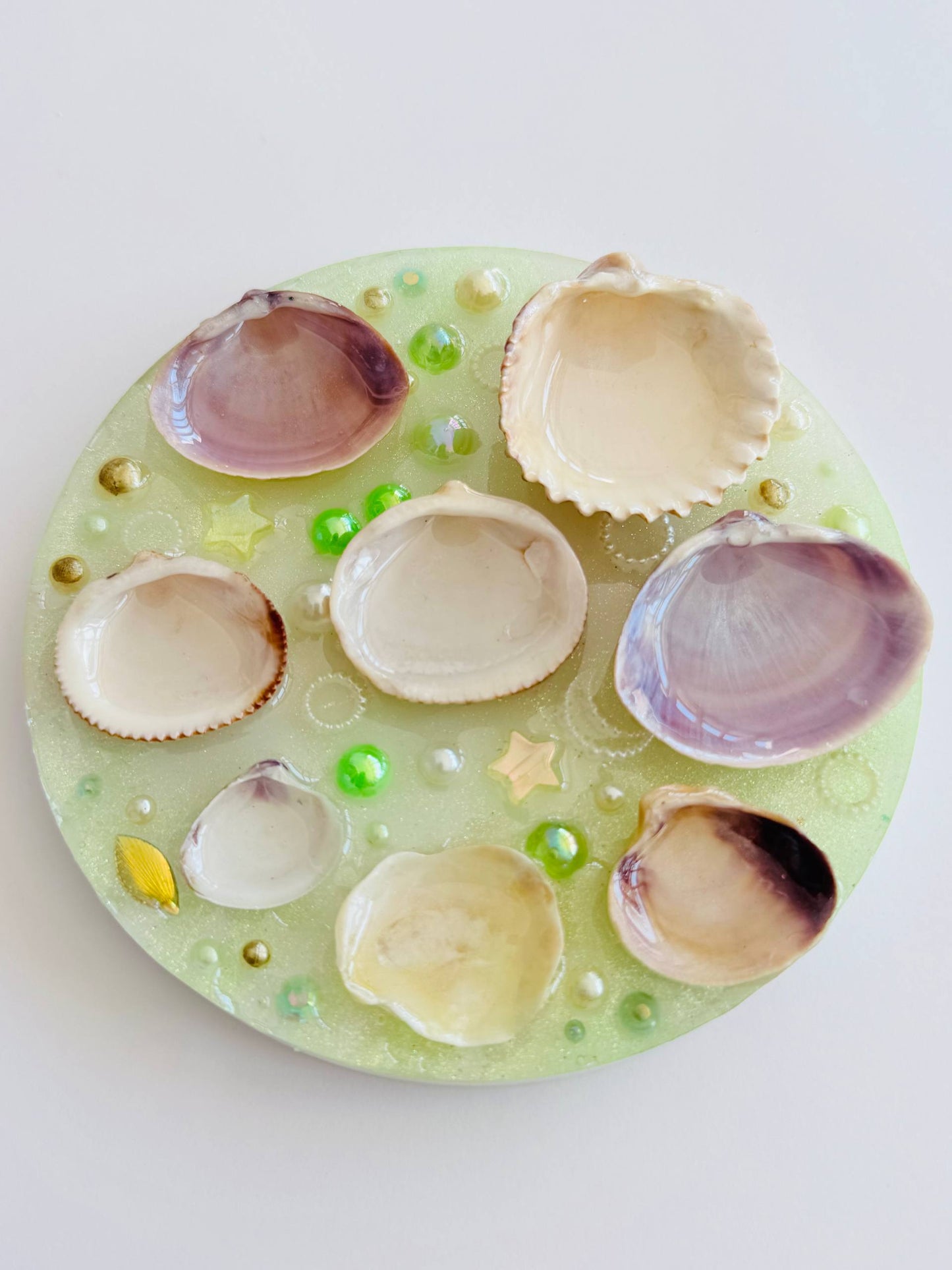 Brillo de Jade - Paleta Mezcladora de Acuarela